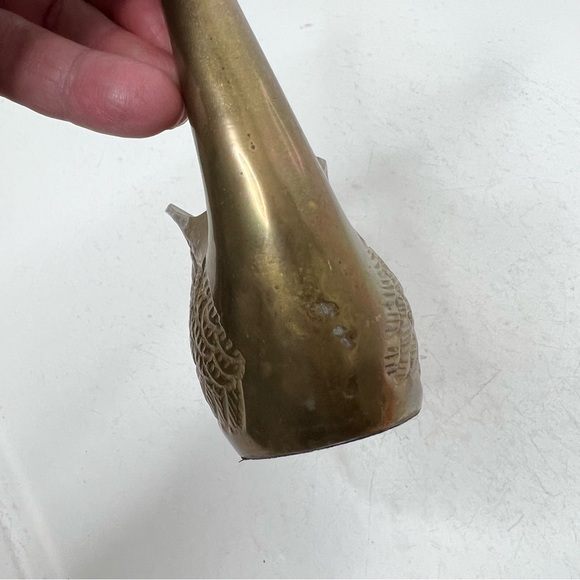 Brass swan planter - Picture 8 of 11